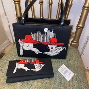 CATO Purse with matching checkbook wallet